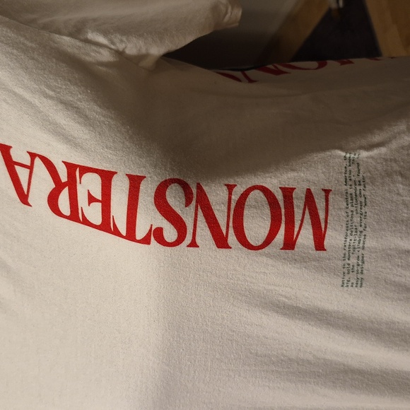 At The Moment White Monstera Deliciosa Plant Short Sleeve Shirt - Picture 2 of 10